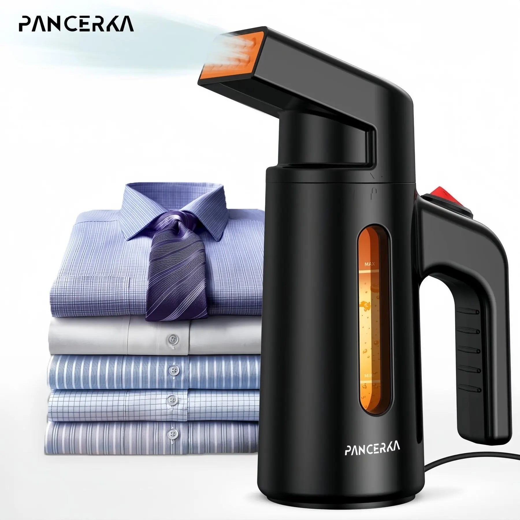 Portable Lightweight Garment Steamer, 1 Piece 180ML Large Capacity Handheld Clothes Steamer for Home, Office and Travel Use