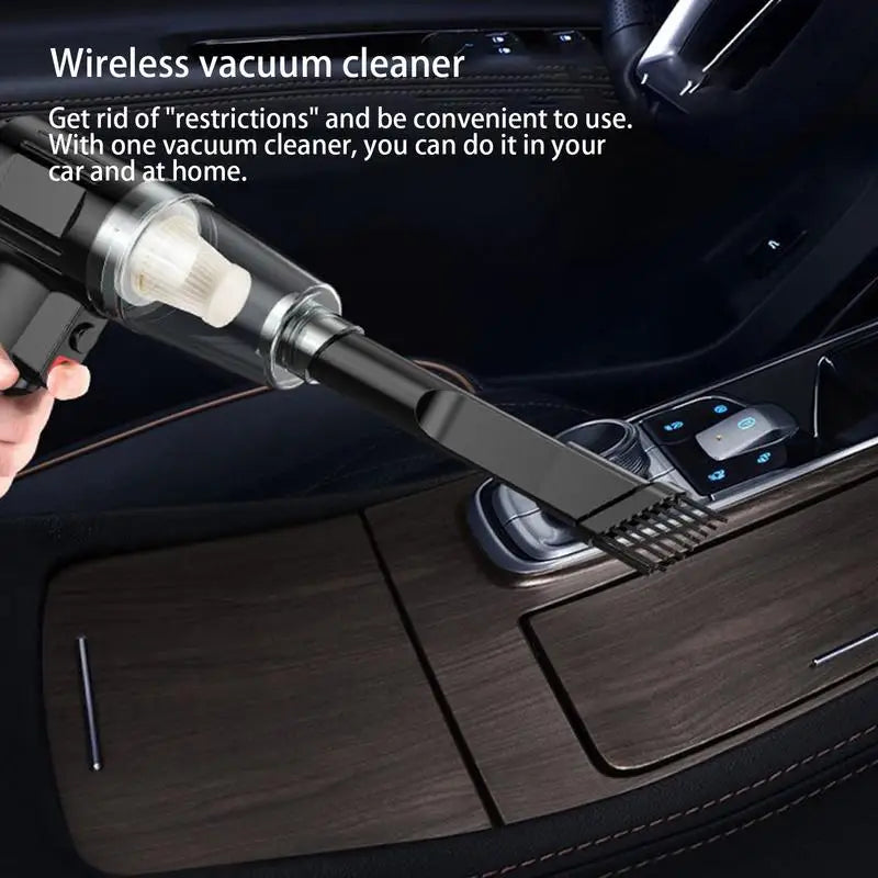 9000Pa Car Vacuum Cleaner Powerful Cleaning Machine Handheld Car Vacuum Rechargeable Wireless Cleaner for Car Home Pet Hair