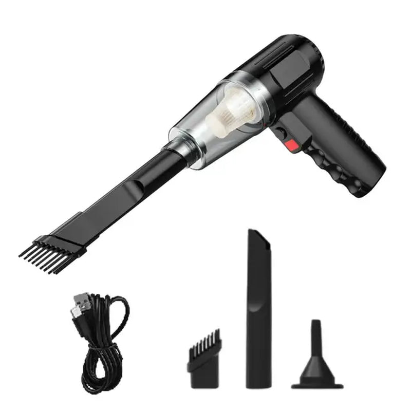 9000Pa Car Vacuum Cleaner Powerful Cleaning Machine Handheld Car Vacuum Rechargeable Wireless Cleaner for Car Home Pet Hair